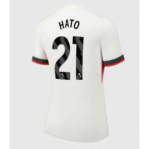 Lacne Ženy Futbalové dres Chelsea Jorrel Hato #21 2025-26 Krátky Rukáv - Preč